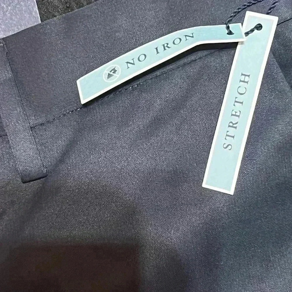 NWT Croft & Barrow Dark blue no iron stretch performance Khaki men’s 32x32 - Picture 7 of 9